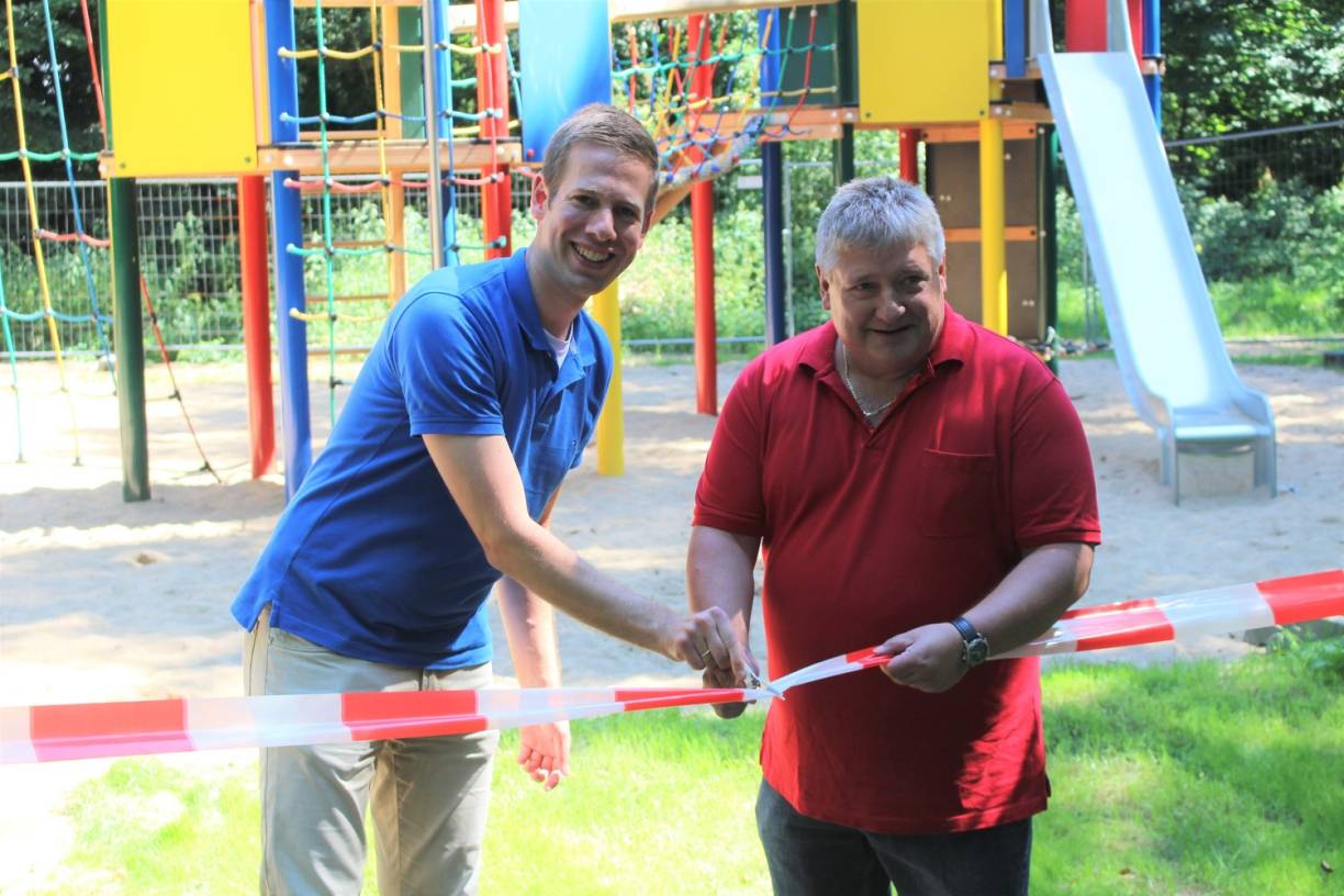 Spielplatz Gretenberg offiziell eröffnet