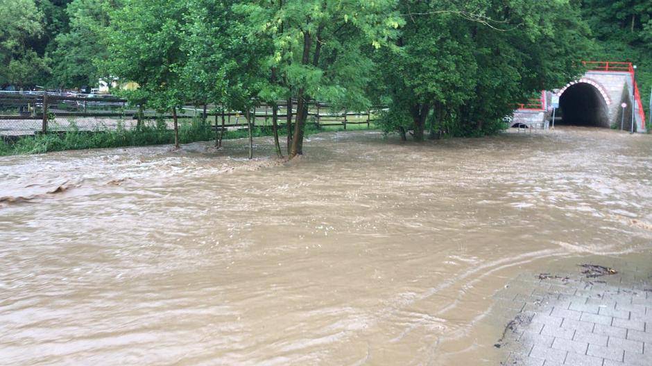 Unwetter über Erkrath