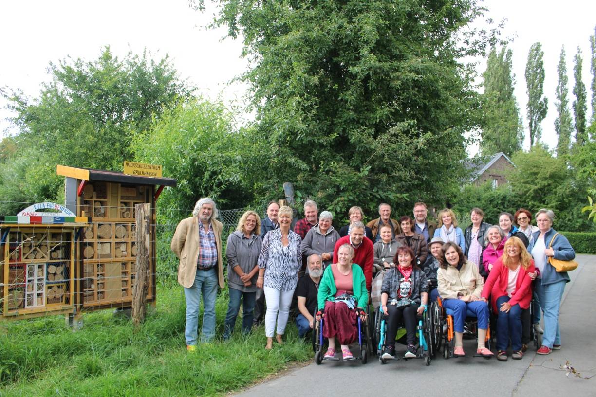  Rund 30 Mitglieder des MS-Treffs Erkrath haben sich Gedanken zu einem barrierefreien Naturschutzzentrum gemacht. 