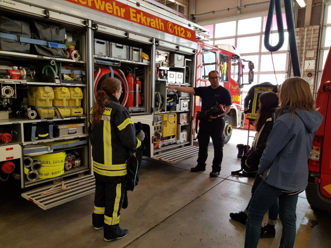 Girlsday bei der Feuerwehr Erkrath