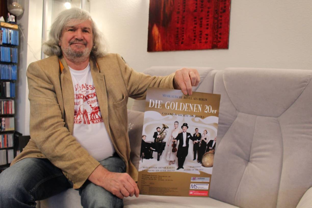  Timo Kremerius freut sich auf die „Goldenen 20er“ in der Erkrather Stadthalle. 
