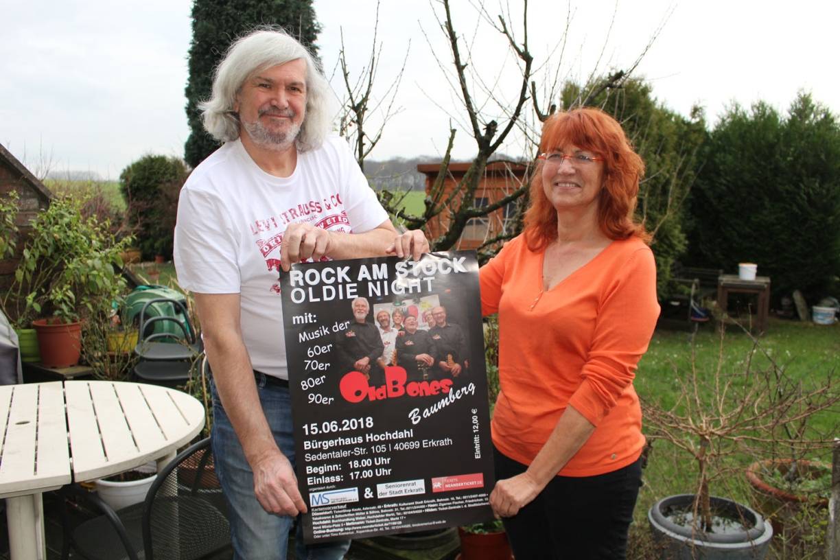  Marion und Timo Kremerius freuen sich auf die dritte Ausgabe der beliebten Tanzparty „Rock am Stock“. 