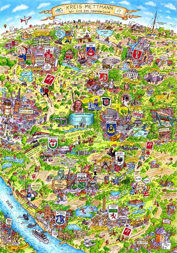Nachlieferung ist da!: Wimmelbild von Jacques Tilly jetzt auch wieder als Puzzle erhältlich