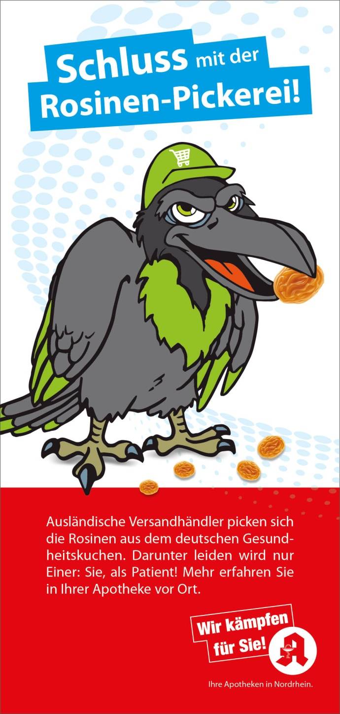  Info-Flyer der Apotheker in Mettmann, Ratingen und Velbert. 