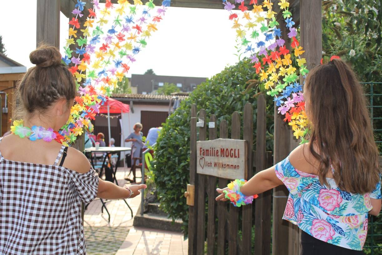 Willkommen in der Hochdahler Karibik auf dem Sommerfest des Familienwohnhauses Mogli. 