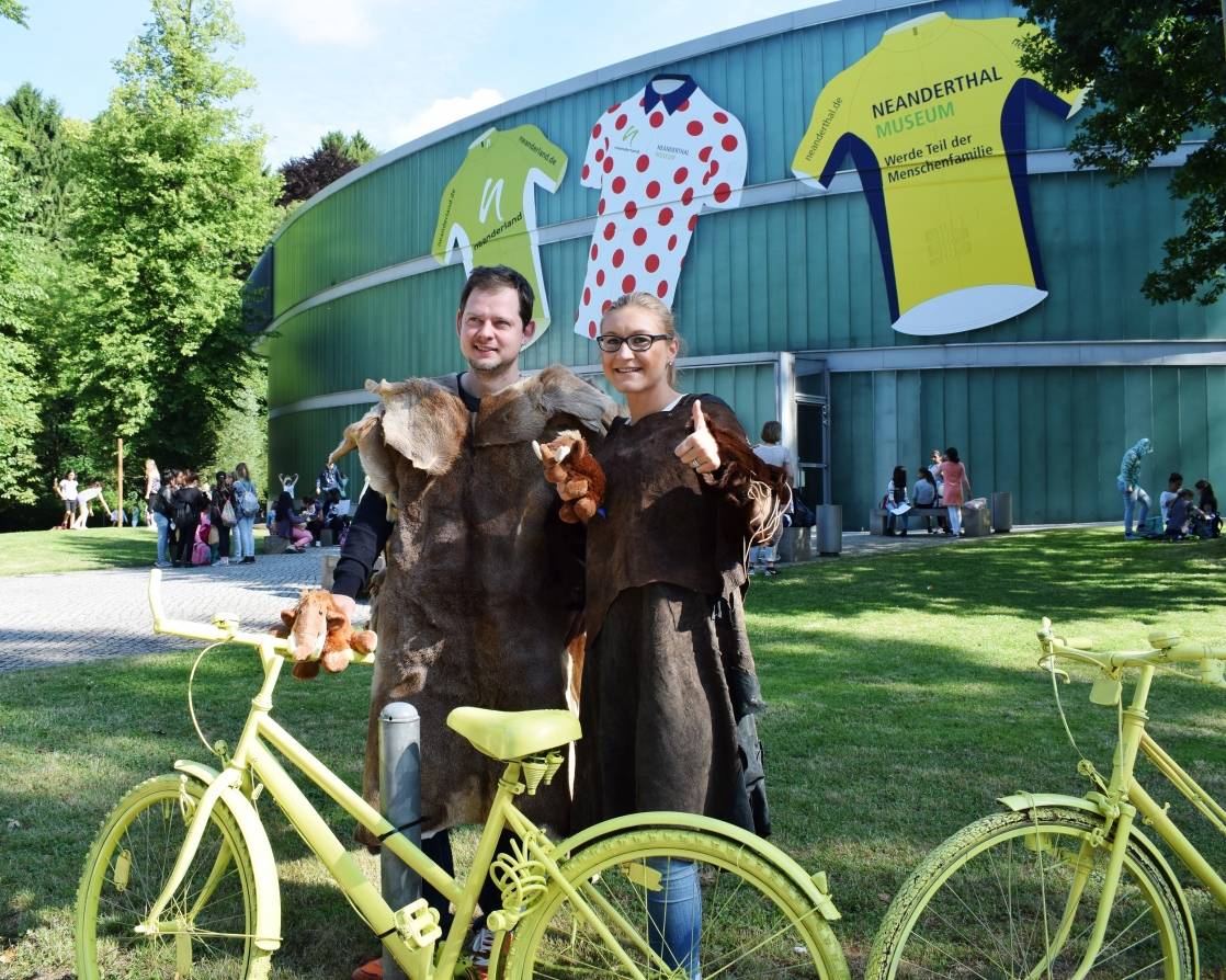 neanderland ruft auf: Bejubeln Sie die Tour de France-Fahrer als Neandertaler