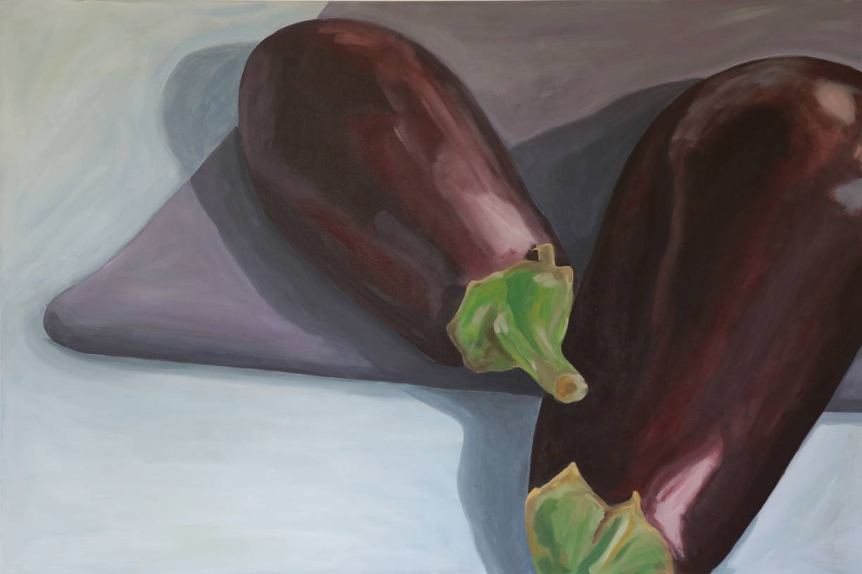 „Auberginen“ von der Künstlerin Helene Adolphs. 