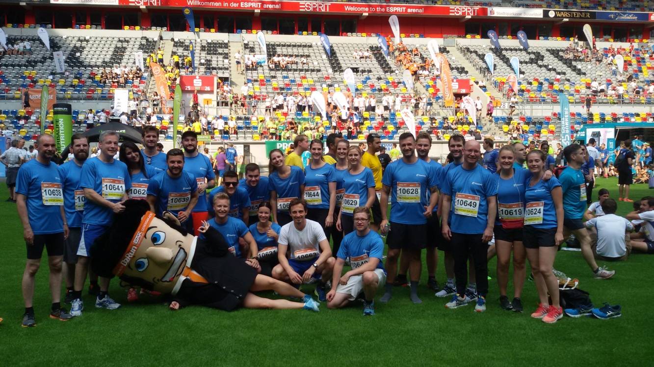 Erfolgreich beim B2Run in Düsseldorf