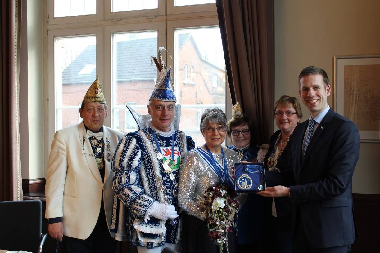 Prinzenpaarempfang im Rathaus