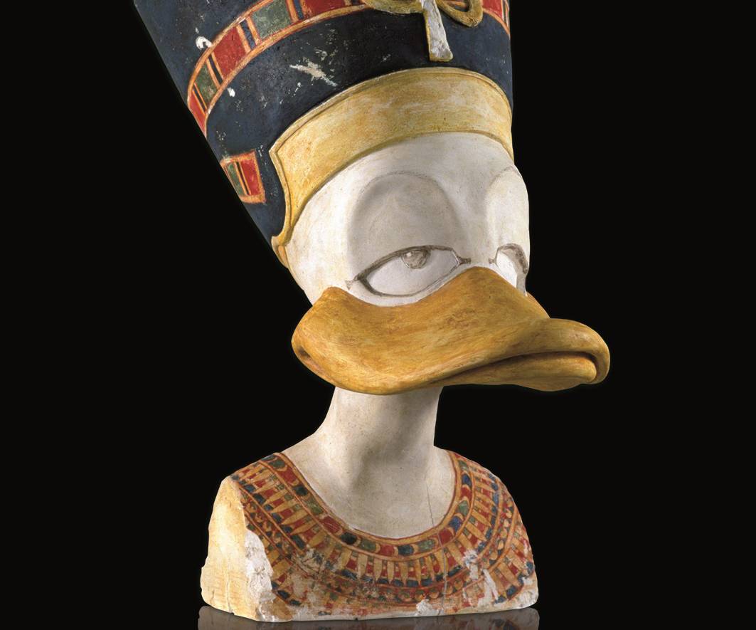  Humorvoll wird es ab Mai 2016 im Neanderthal Museum in Mettmann: Die Sonderausstellung „Duckomenta — Das Weltkultur-Enten-Erbe“ (14. Mai - 30. Oktober) bietet ein überraschendes Wiedersehen mit bekannten Kunst- und Kulturobjekten von Weltrang, die durch Enten ersetzt werden.  