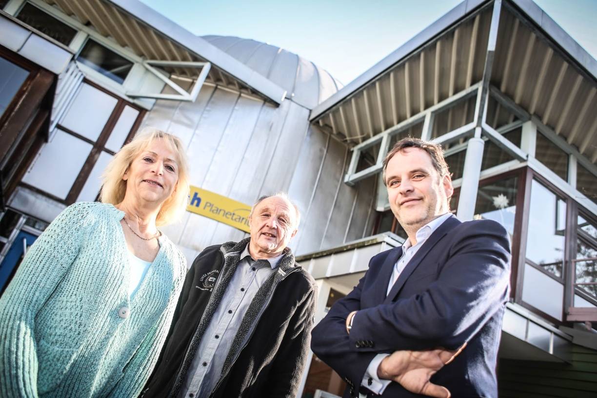  Geschäftsführerin Irmgard Rüffer und die Vorsitzenden Peter Richter und Hendrik Foth (v. l.) sind erstaunt über das Vorhaben der Solinger. 