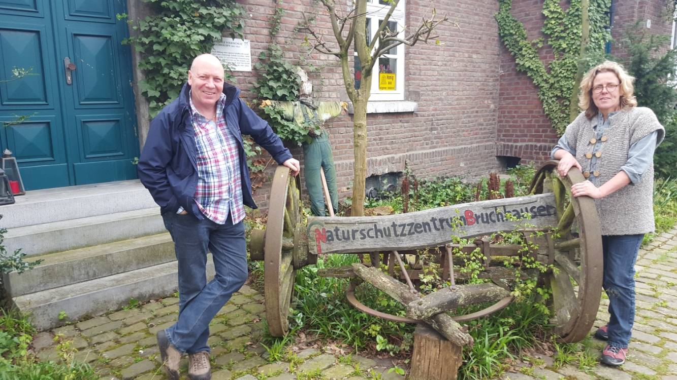  Wolgang Cüppers (IG Erkrath) und Karin Blomenkamp (Naturschutzzentrum Bruchhausen) hoffen auf viele Helfer beim zweiten Aktionstag in Bruchhausen. 