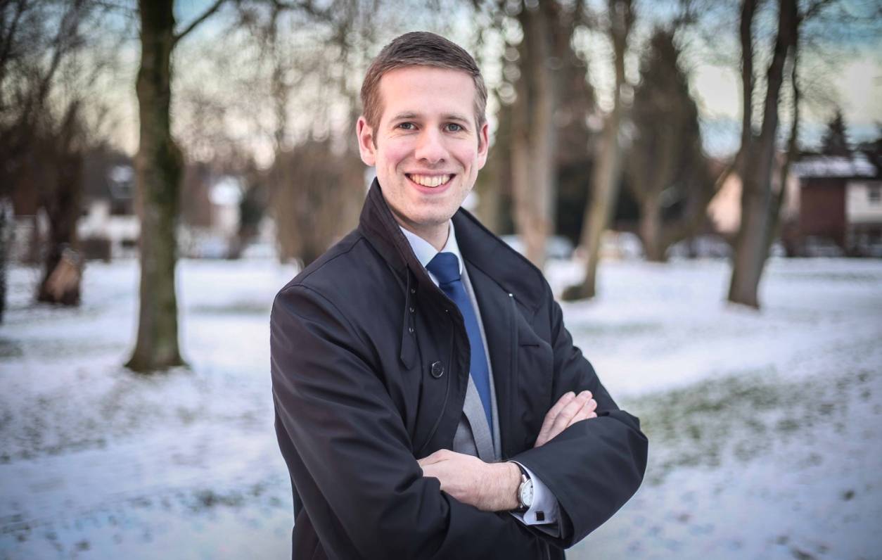  Christoph Schultz, Bürgermeister-Kandidat der CDU Erkrath, stellte sich unseren Fragen. 