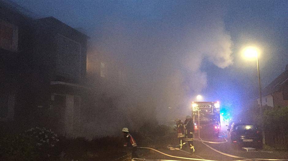 Brand in Hochdahl