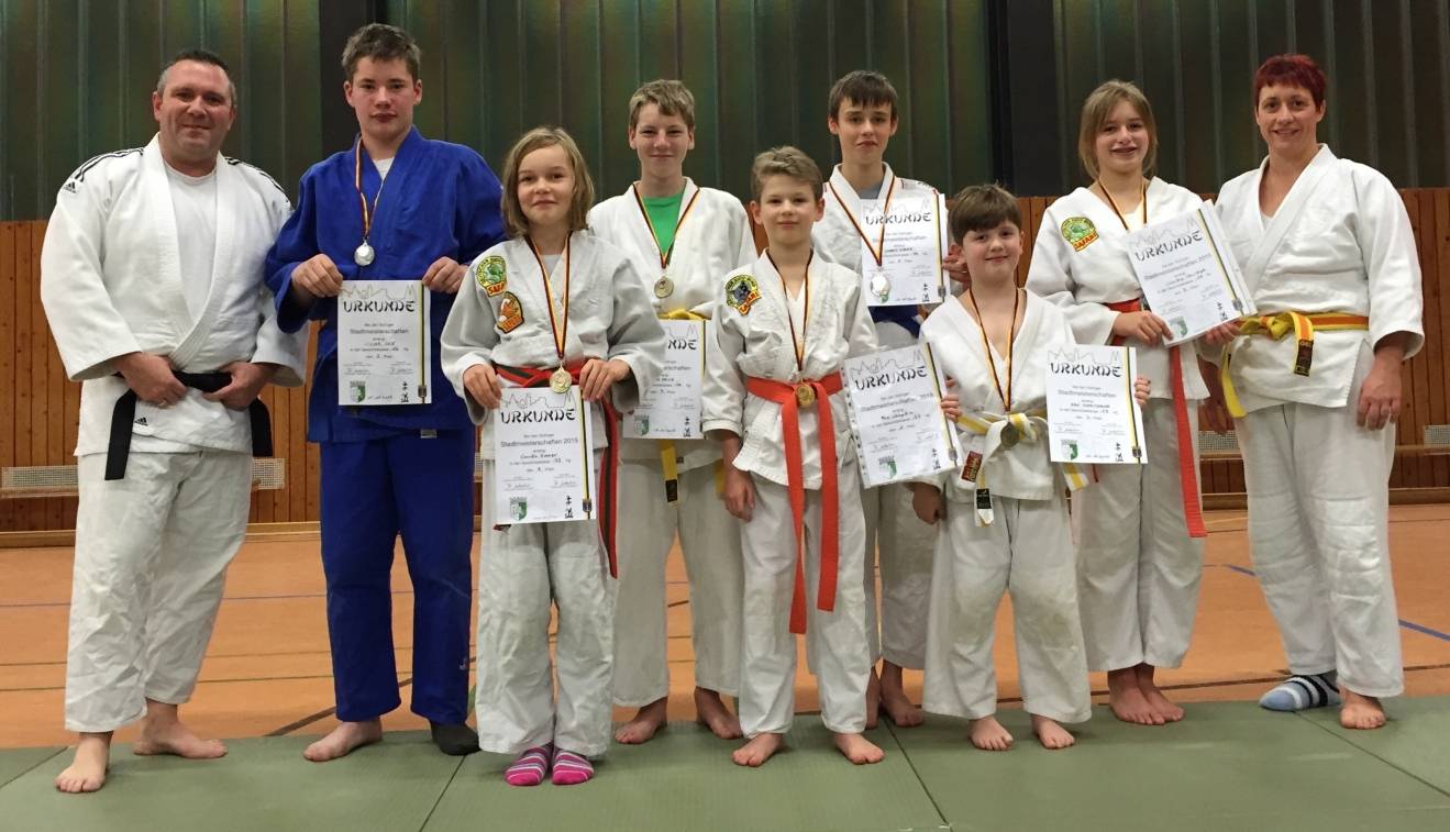  Gut gekämpft: Die Judoka des TSV Hochdahl. 