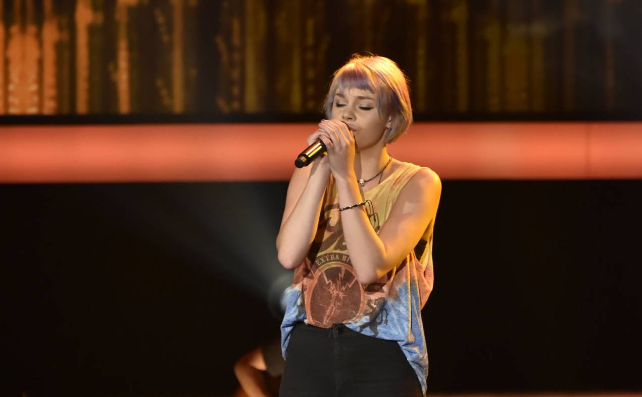  Anna Liza Risse bei den Blind Auditions von "The Voice of Germany". 