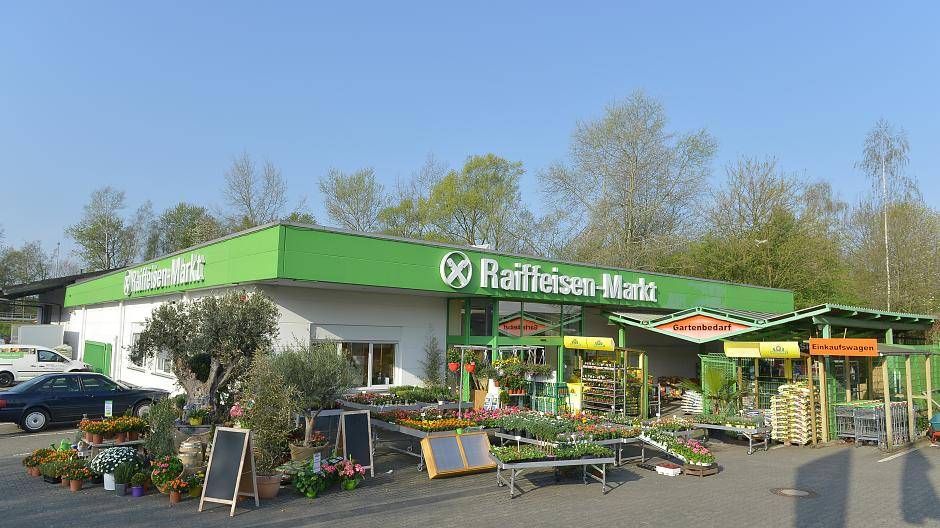 Der Raiffeisenmarkt in Erkrath-Unterfeldhaus bietet eine Fülle an Produkten für Haus,...