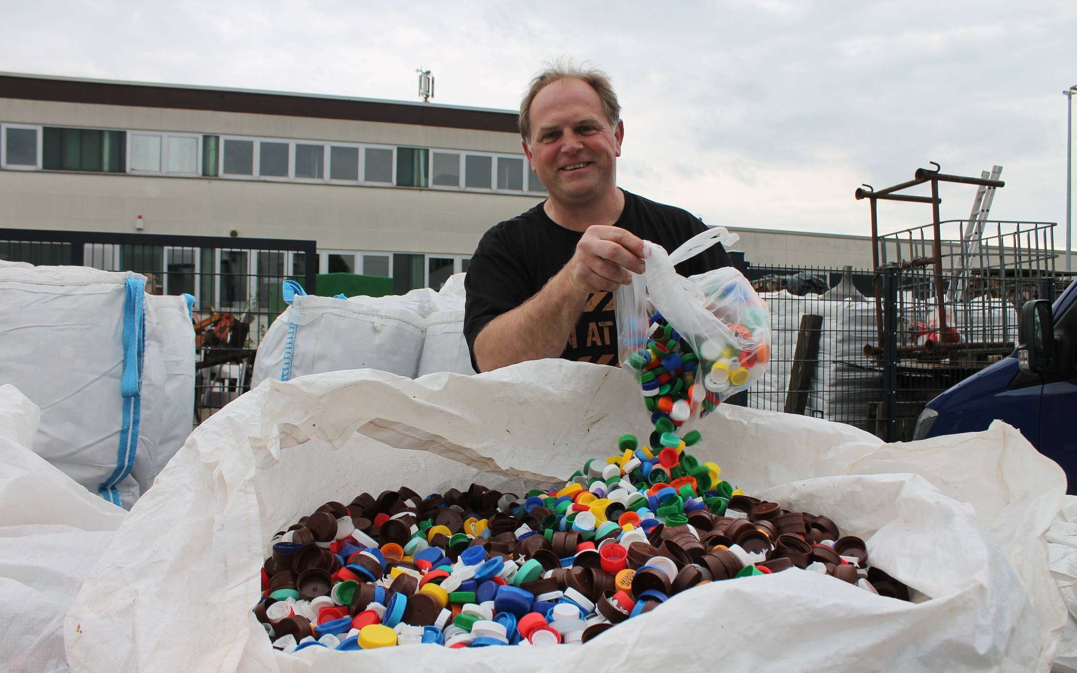  Marten Wirtz sammelt noch bis zum 30. Juni Plastikdeckel für den guten Zweck. 