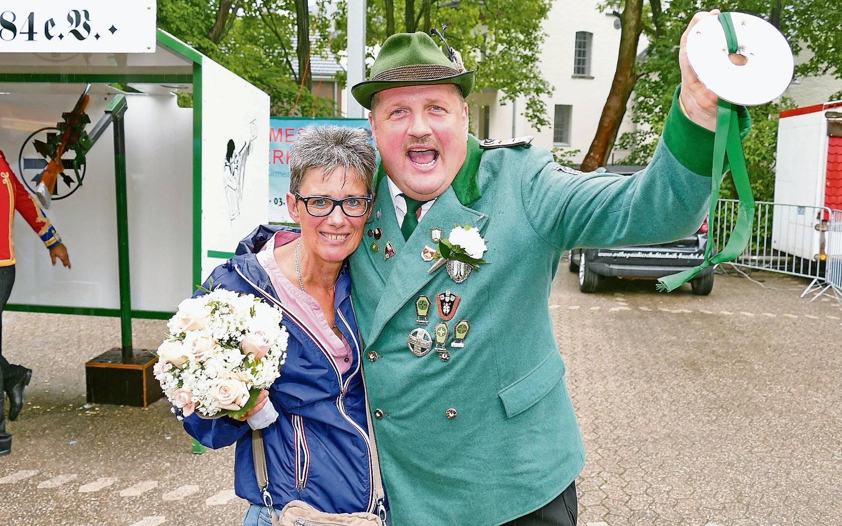  Michael Wodicka und Tina Pless - König und Königin von Erkrath. 