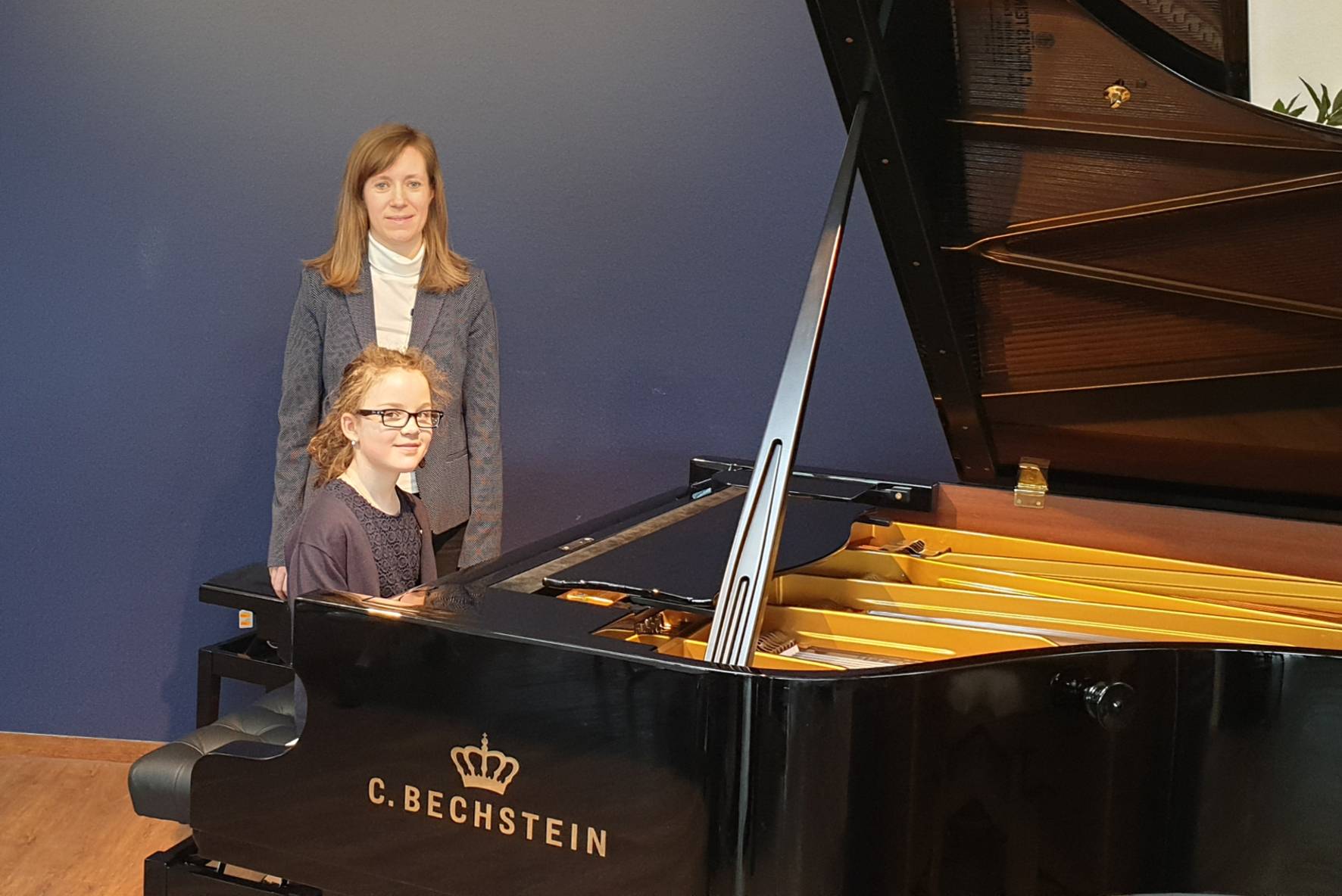  Sophia Amelingmeyer erspielte mit ihrem Vortrag den zweiten Platz ihrer Altersgruppe im Carl Bechstein Wettbewerb in Osnabrück. 