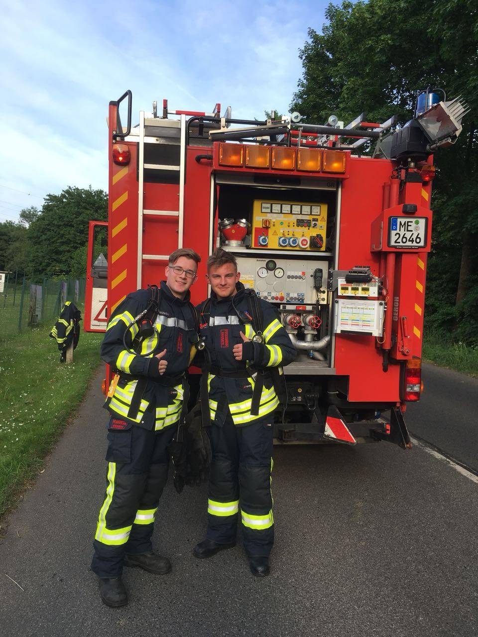  Die Männer und Frauen der Erkrather Feuerwehr freuen sich immer über ehrenamtliche Verstärkung. 