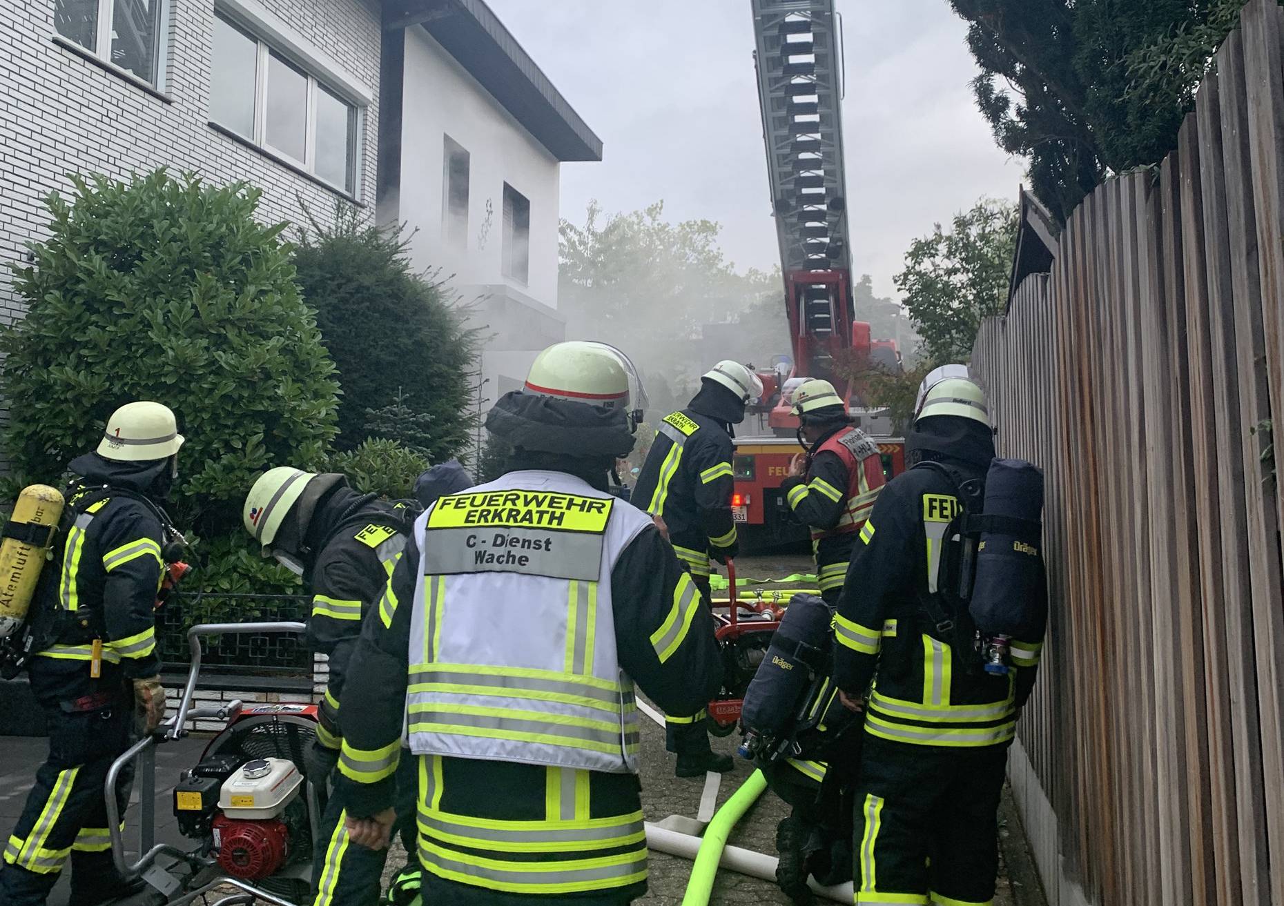 Einfamilienhaus nach Küchenbrand unbewohnbar