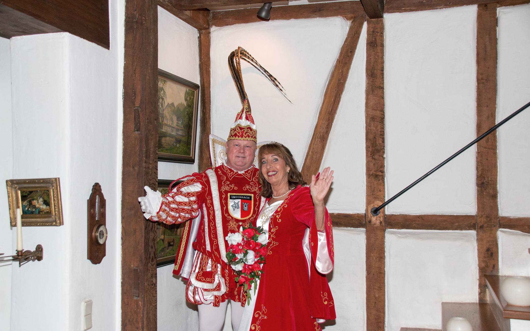  Prinz Ulli I. und Prinzessin Doro I. freuen sich auf die Session. 