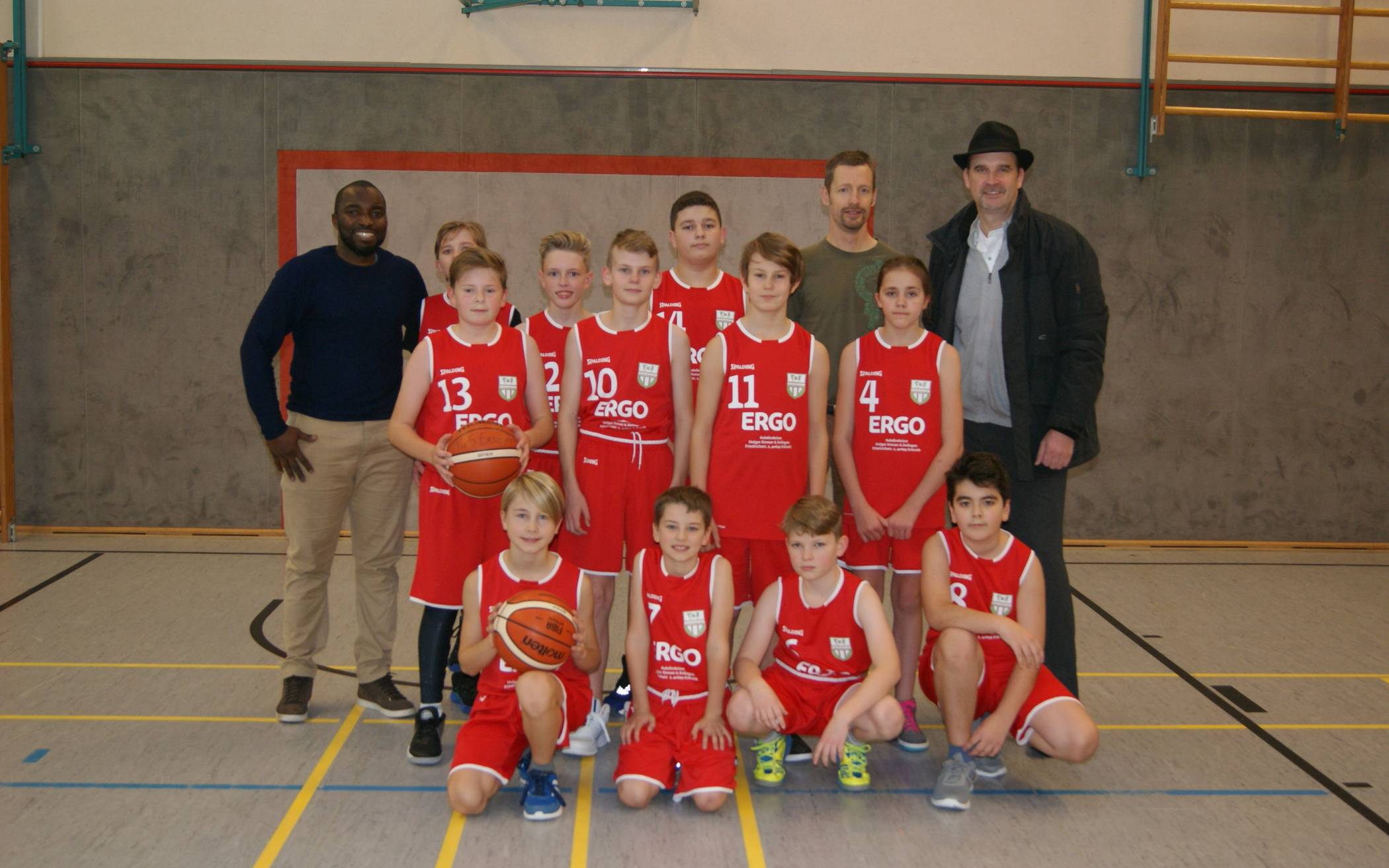 Die Basketballabteilung des TuS Erkrath.