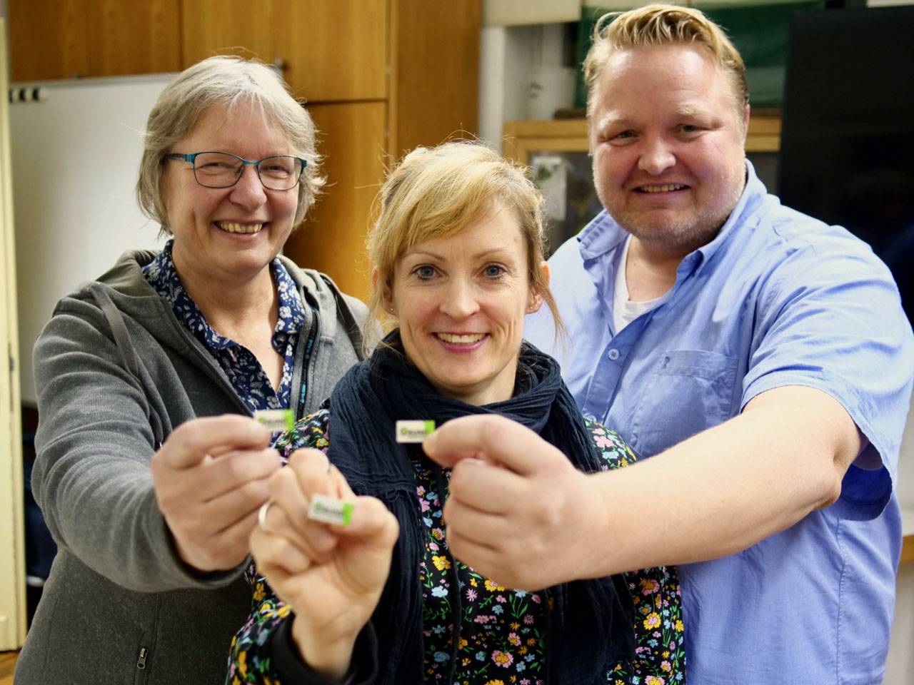 Ulrike Schwegler, Christina Görtz und Alexander