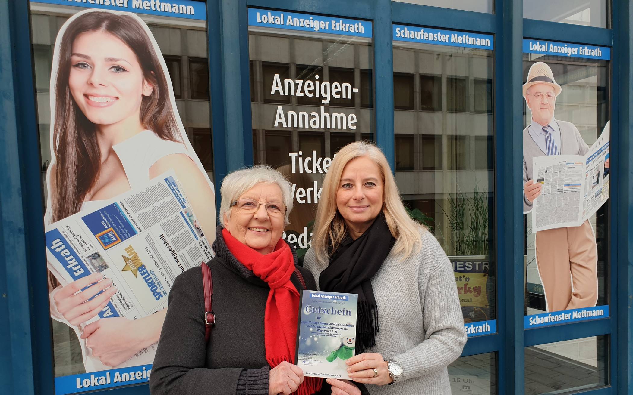 Herzlichen Glückwunsch: Sie hat den Hauptpreis gewonnen