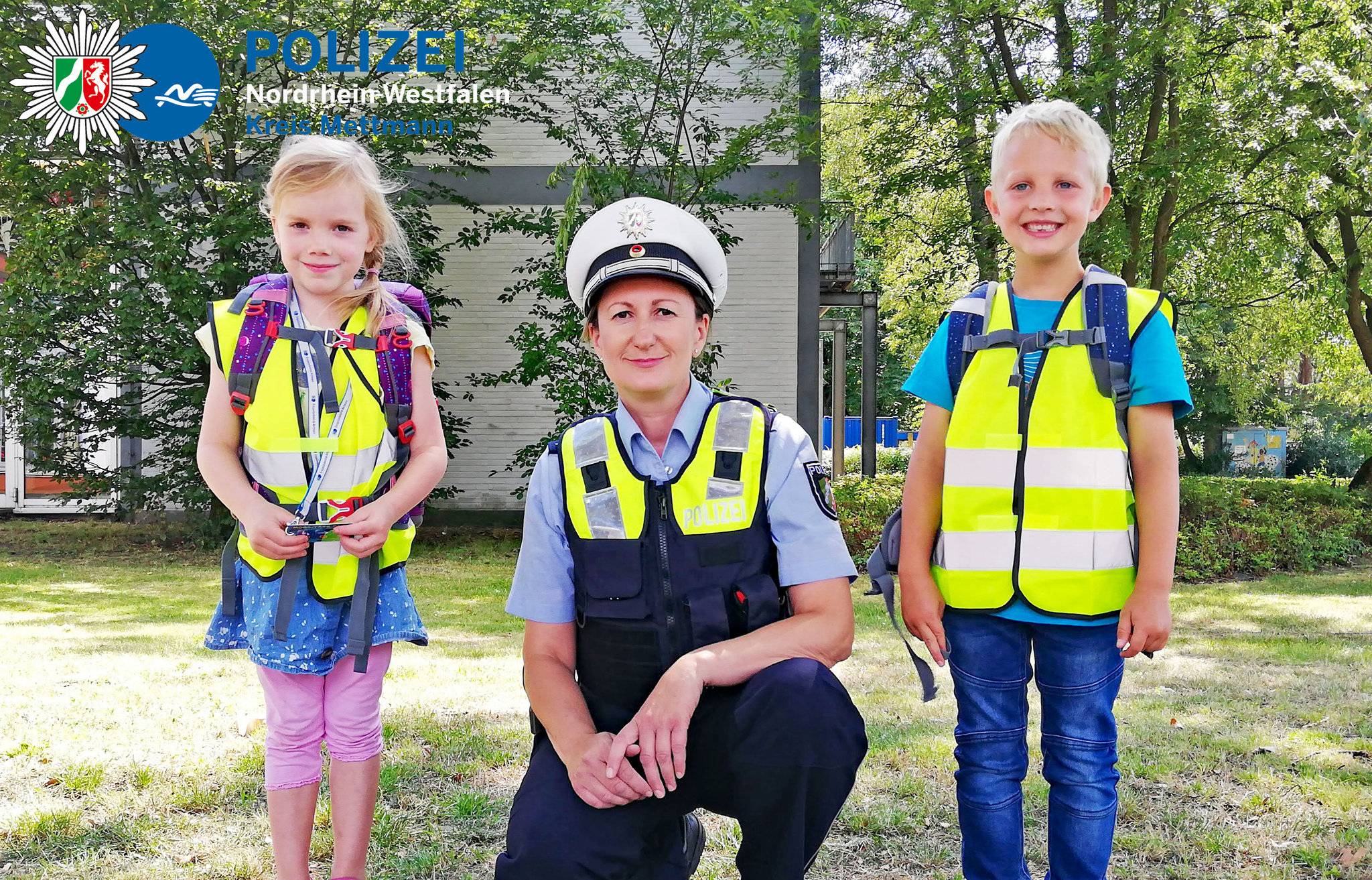  Schon seit Wochen informiert die Polizei im Kreis Mettmann auch in den sozialen Medien zum rechtzeitigen Verkehrstraining vor dem diesjährigen Schulbeginn. 