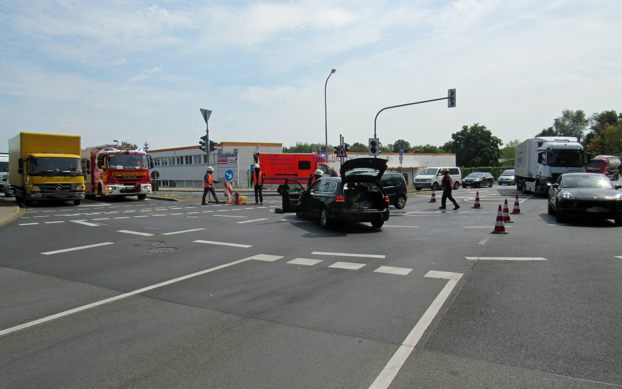 Unfall beim Abbiegen