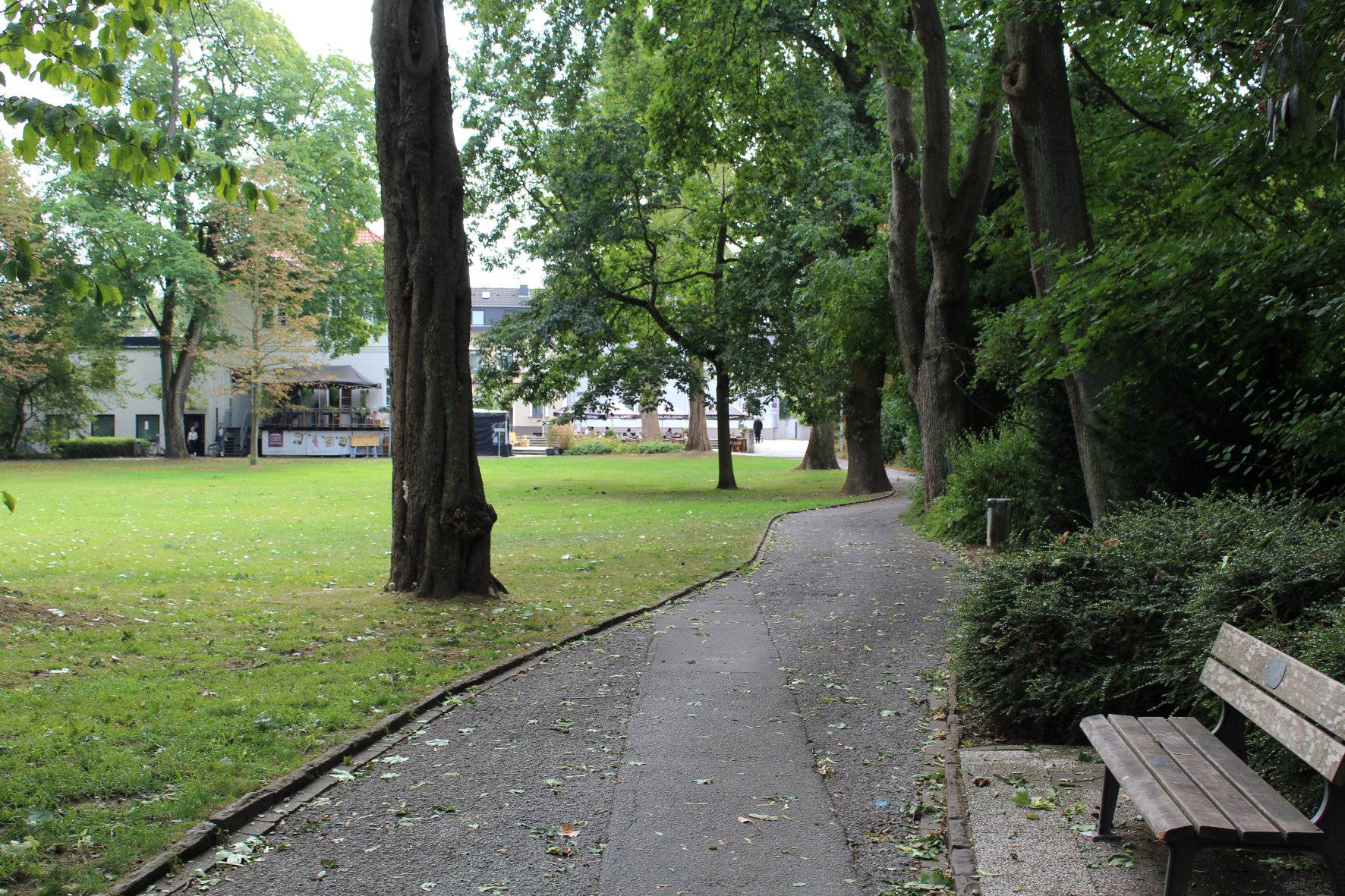 Abschließende Sanierung der Wege im Bavier Park