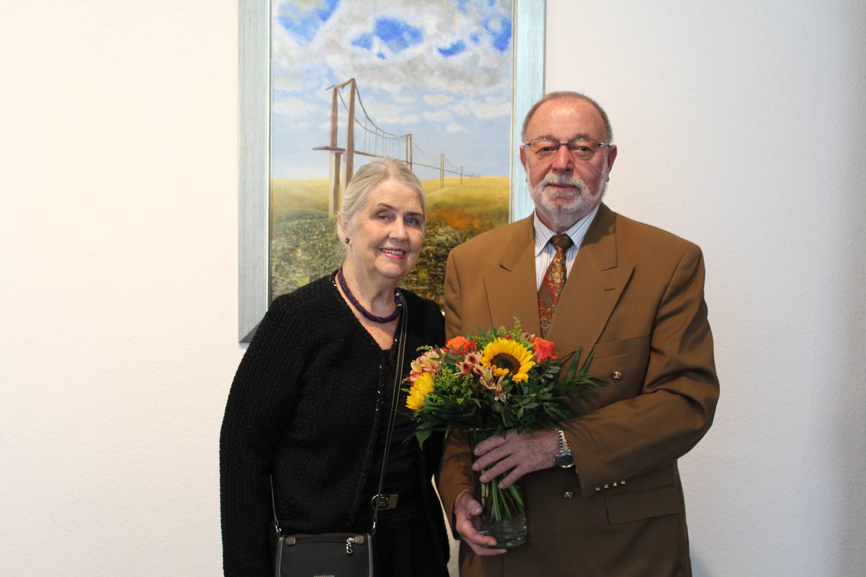 Hanna und Paul Wolfert freuen sich