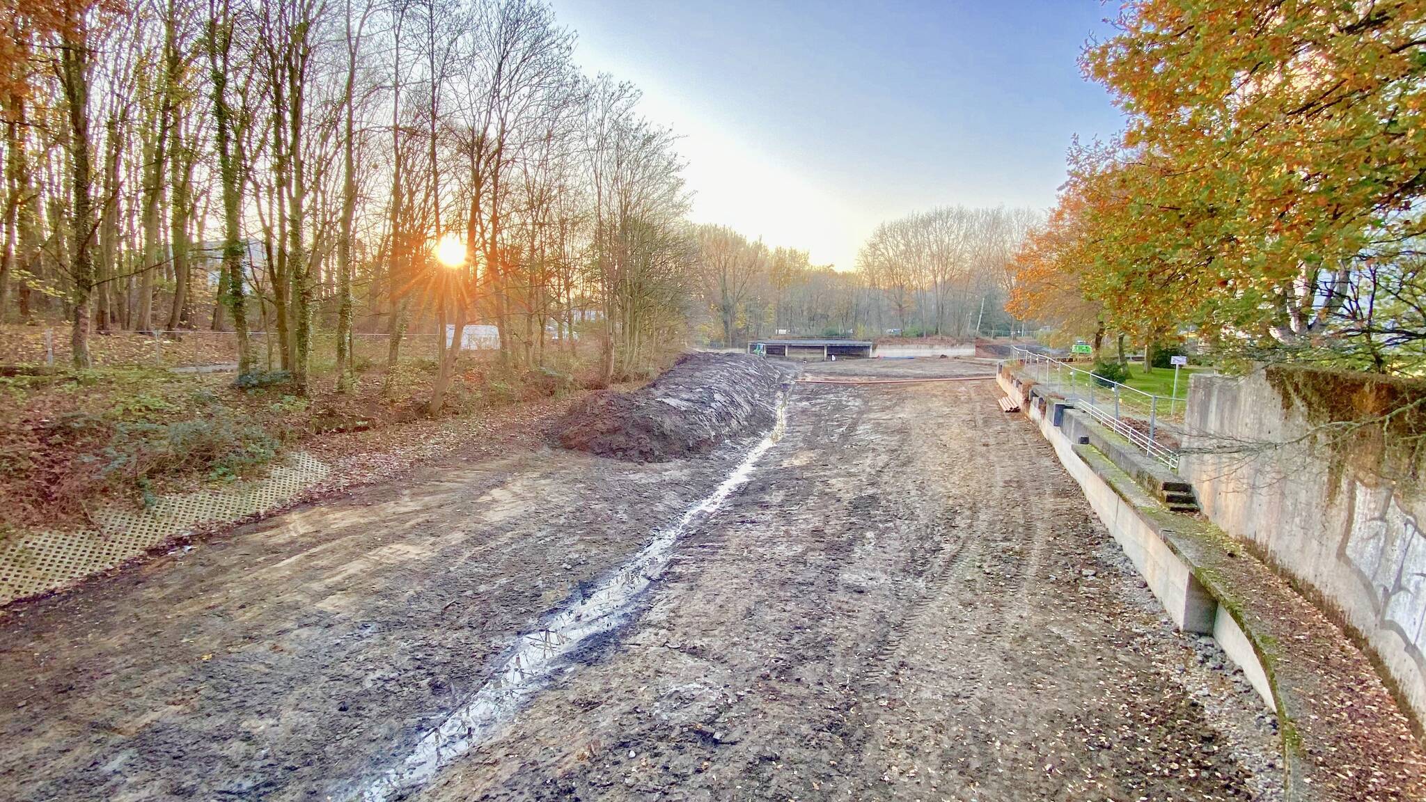 Entschlammung fast abgeschlossen: So geht es am Stadtweiher weiter