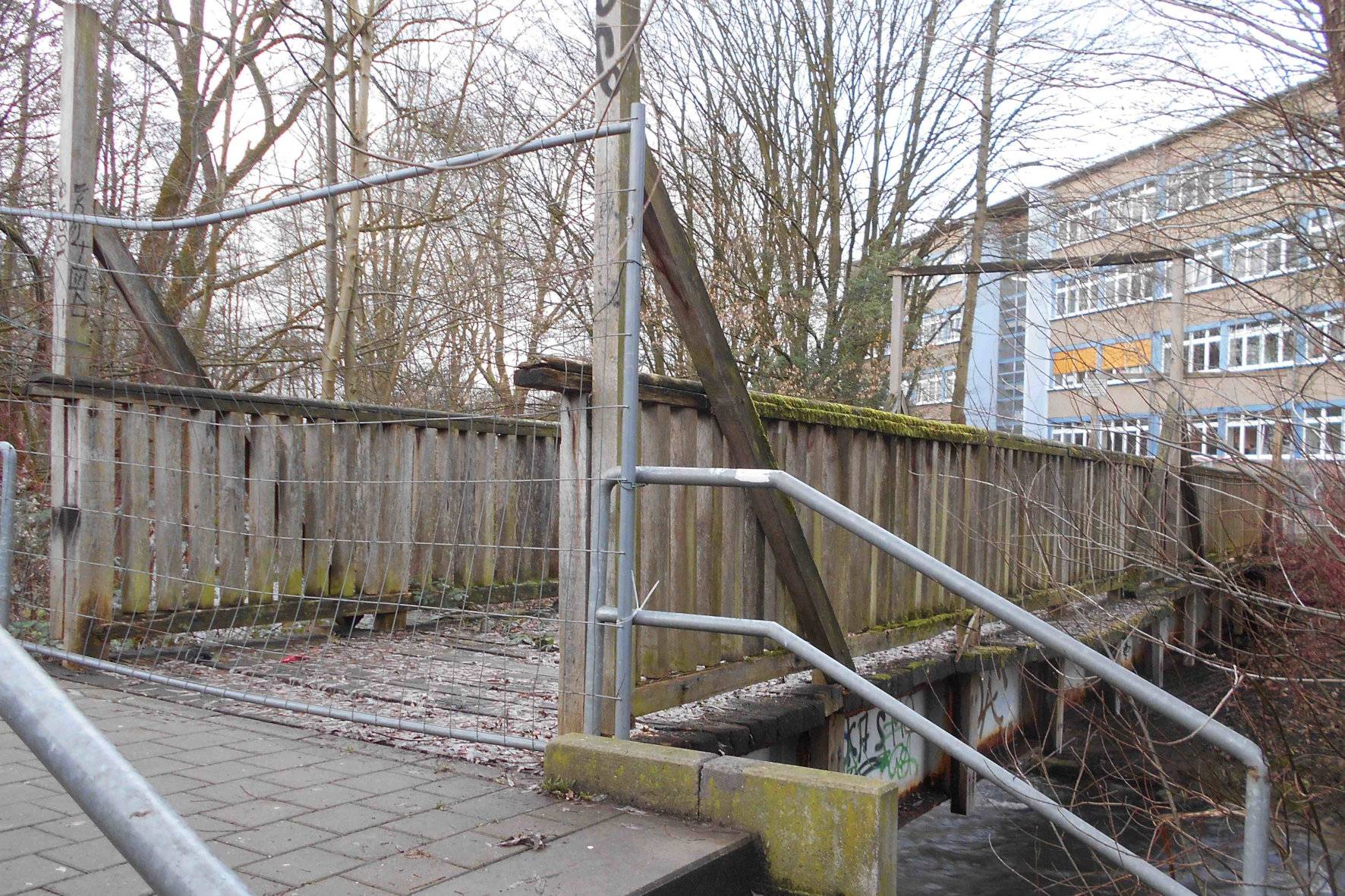 Der frühzeitige Rückbau der Brücke Neanderstraße