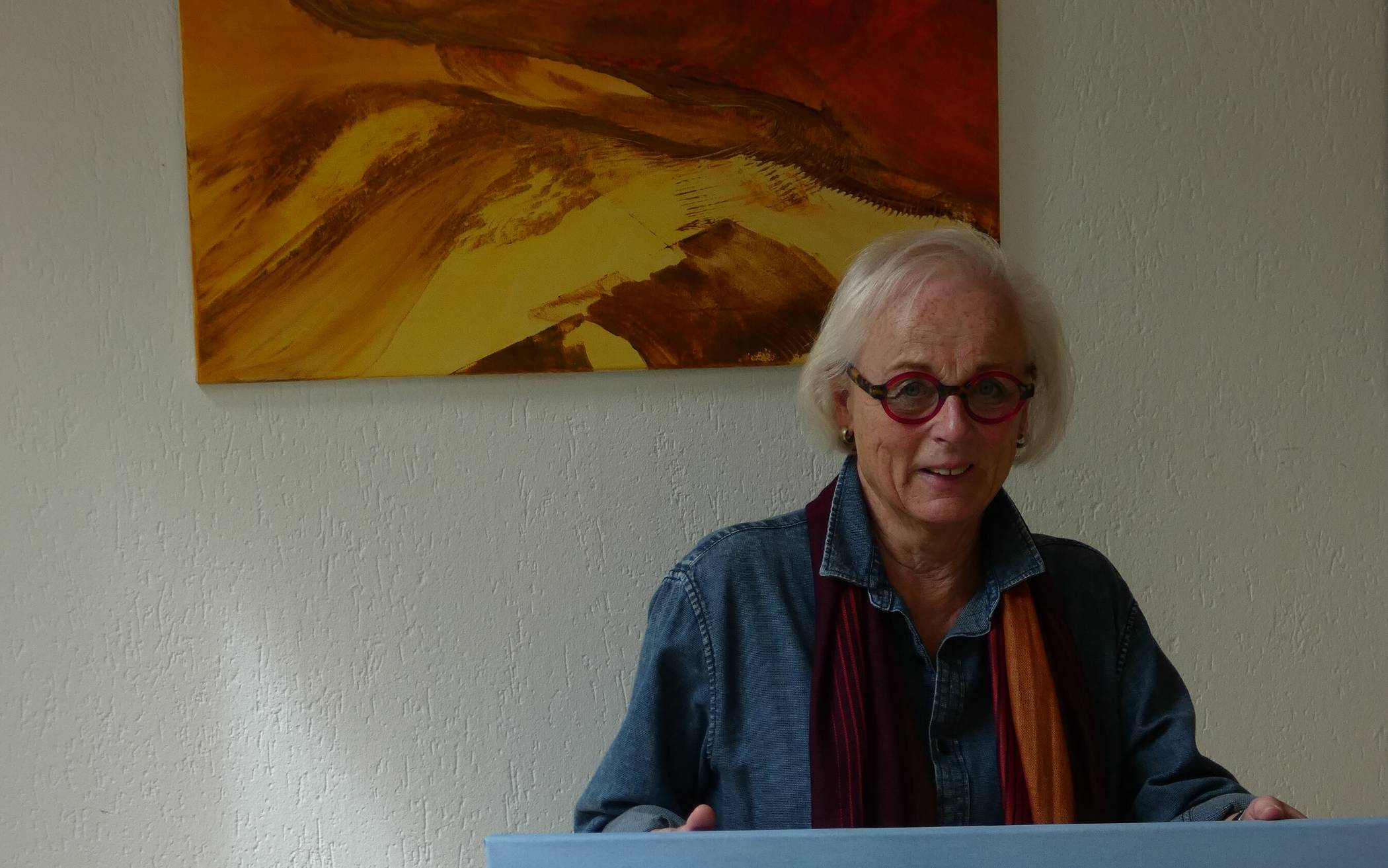  Rita Döhmer stellt bis zum 30. Juli in der Begegnungsstätte Gerberstraße aus.   
